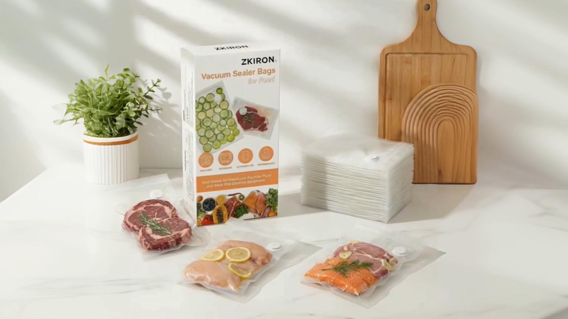 Amazon.com: ZKIRON Large Reusable Vacuum Sealer Bags for Food, 20