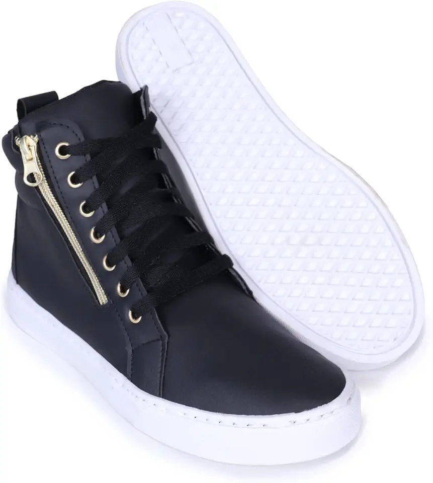 Bota Feminina Coturno Cano Médio Inverno