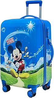 JUNIOR JOE Polycarbonate Kids Carry On Luggage Hardside Rolling Suitcase 24 Inches Travel Trolley Bag (Design-4, Spinner, ... Price In India