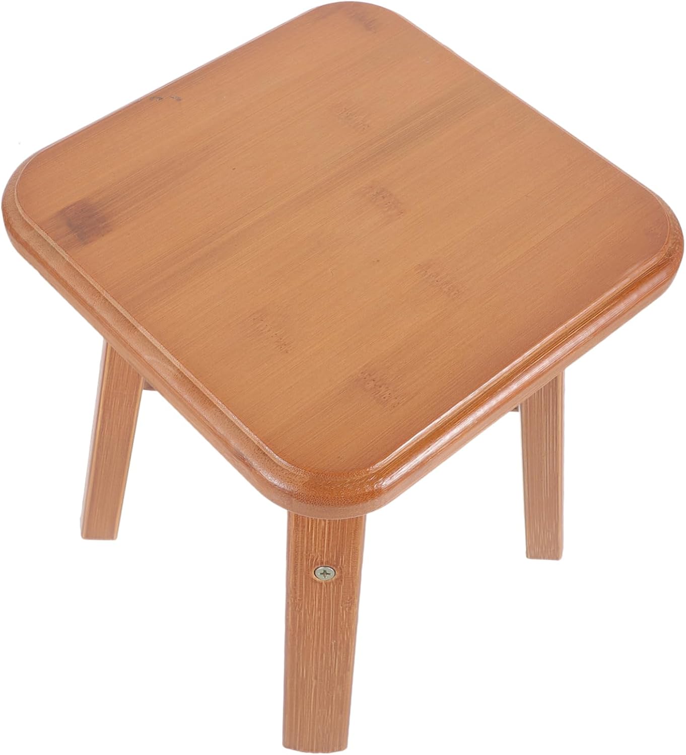 Mikinona Wooden Low Stool for Home Use Small Stool for Adults and Boys and Girls High Sturdy Real Wood Design Versatile Footrest for Living Room Bedroom Entryway