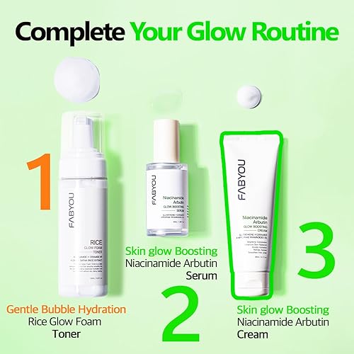 Miniatura 6 de Niacinamide Arbutin Glow Boosting Cream 2.71 fl oz  Cuidado de la piel coreano para una hidratación duradera y un tono de piel suave y uniforme con