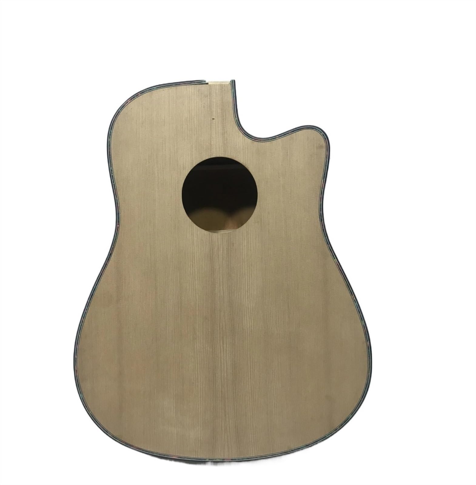 Wymiana korpusu gitary Gitara Elektryczna Akustyczna I Folkowa Korpus Wykonany Z Litego Świerku Cienki Naturalny Kolor Wysoki Połysk 40 Cali DIY Gitara Elektryczna Akustyczna