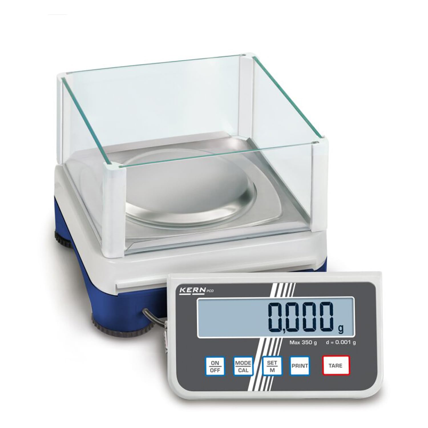 KERN wlpi250 PCD Serie Präzisions-Waage, 105 mm Durchmesser Plattform, 250 g Bereich, 0.001 g dehnungsstreifenstechnike Graduierung