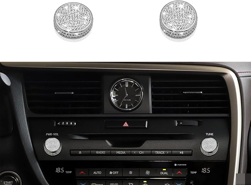 Capa decorativa para botão de volume multimídia Lexus GS e RX CONGCONG – 1 unidade