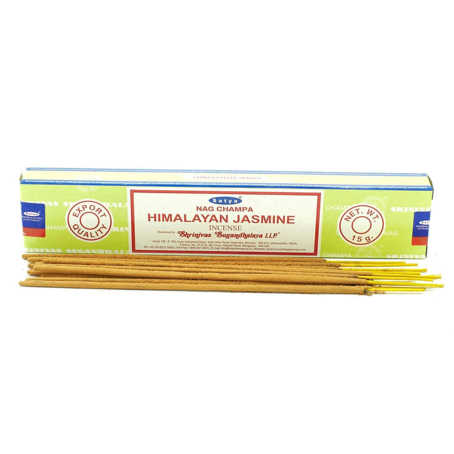 Ancient Wisdom Satya Incense Sticks 15G - Himalayan Jasmine