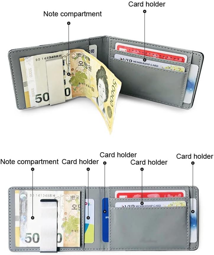 20/80 トゥエンティーエイティー / TOCHIGI LEATHER CLIP WALLET 栃木レザークリップウォレット 牛革2つ折り財布  マネークリップ 菅田将暉さん着用 / W016（財布）｜20/80（テゥエンティーエイティー）のファッション通販 - ZOZOTOWN MWUCAIXIA メンズ 薄型 二つ折り マネークリップ レザーウォレット メタルクランプ付き 女性 ID クレジットカード 財布