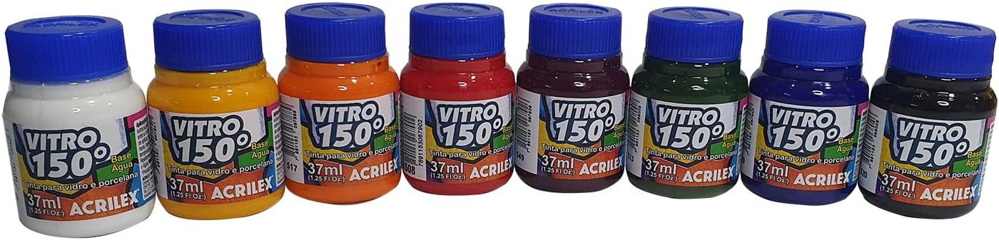 Kit Tinta Vitro 150 Acrilex
