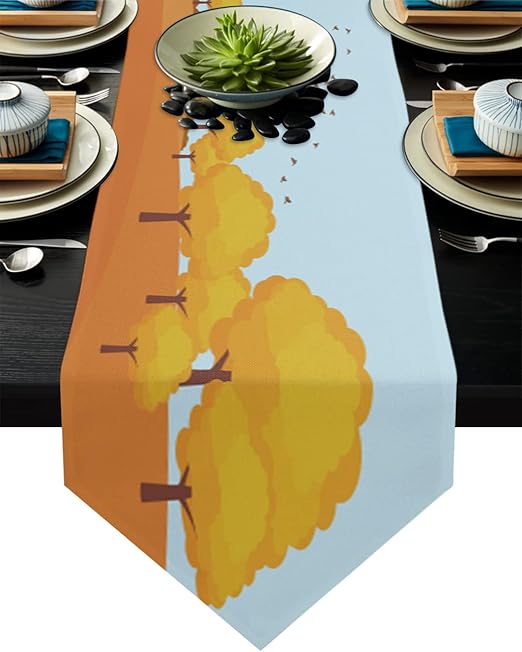 Amazon テーブルランナー テーブルセンター 食卓ランナー イラスト 秋 金色 テーブルクロス モダン おしゃれ 北欧風 プレースマット レストラン用 滑り止め 上品 断熱 食卓飾り お食事マット おもてなし インテリア 46x1cm テーブルランナー オンライン通販 Amazon テーブルランナー テーブルセンター 食卓ランナー イラスト 秋 金色 テーブルクロス モダン おしゃれ 北欧風 プレースマット レストラン用 滑り止め 上品 断熱 食卓飾り お食事マット おもてなし インテリア 46x1cm テーブルランナー オンライン通販