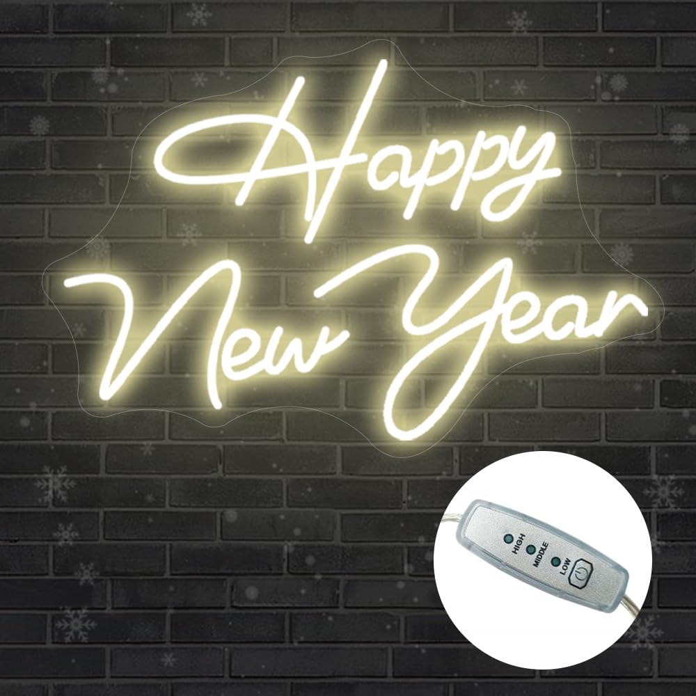 Amazon.co.jp: Happy New Year ネオンサイン LED クリスマス ネオン 