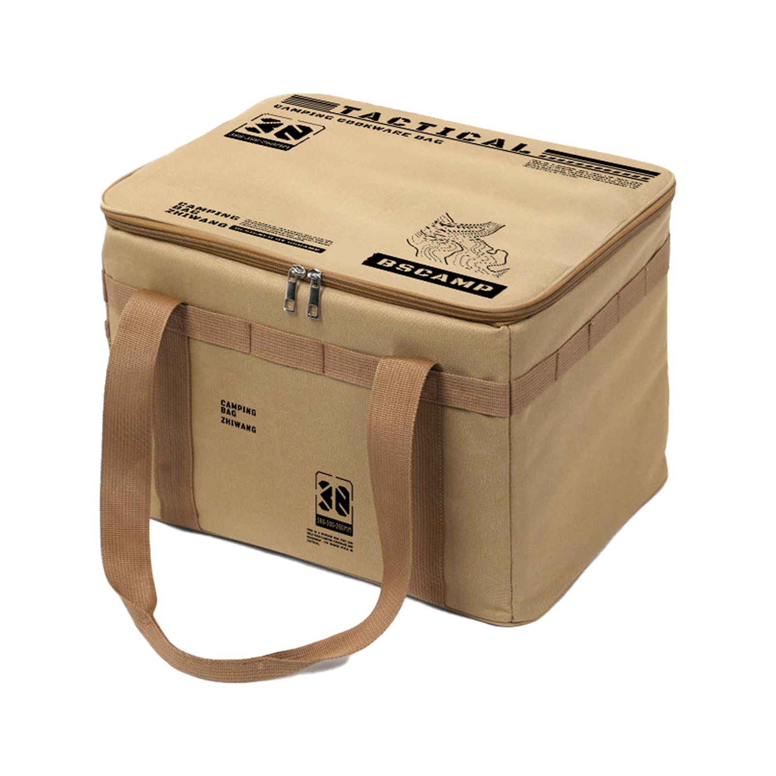 Organizador de camping plegable impermeable de 30 L/42 l, capacidad multicompartimento, accesorios de cocina para exteriores, ideal para camping