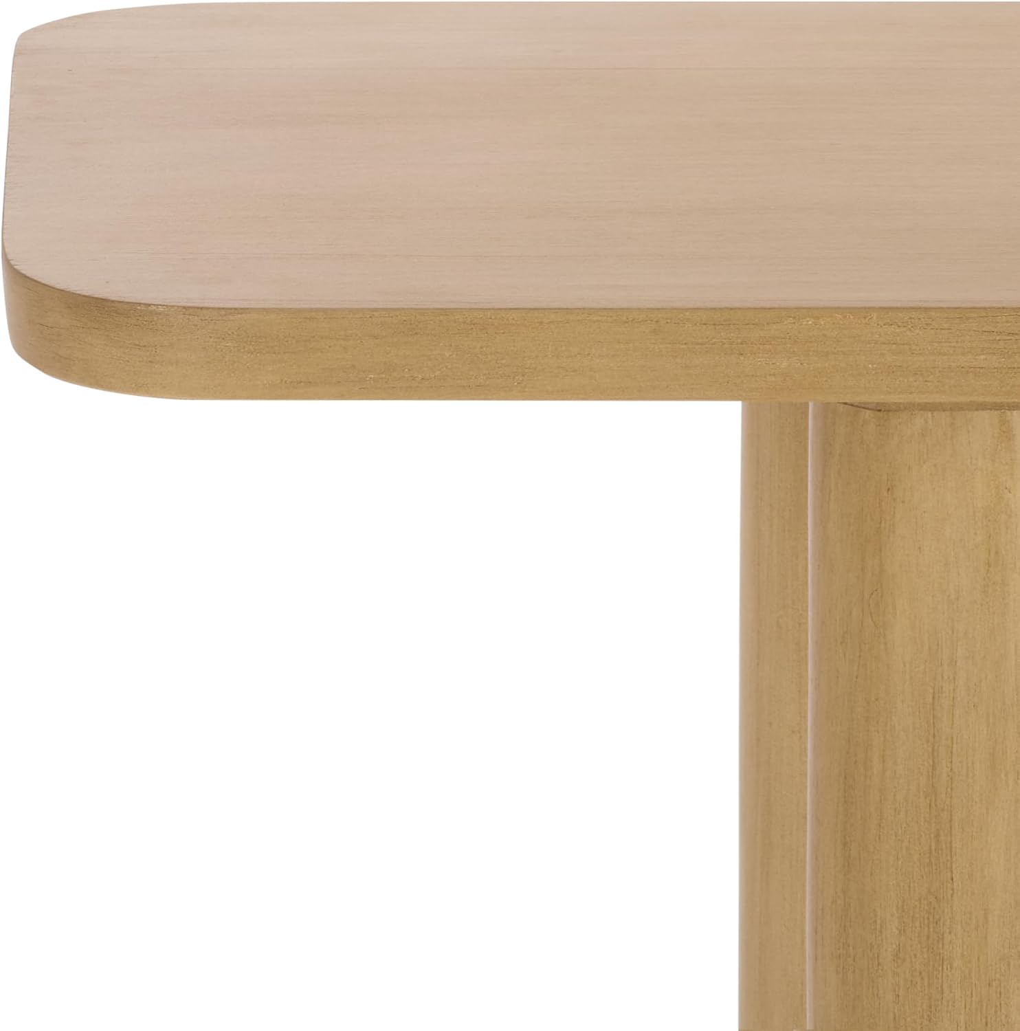 SAFAVIEH Couture Collection - Kathalina Natural Solid Wood Console Table, Rectangular Modern Accent (SFV6410A)
