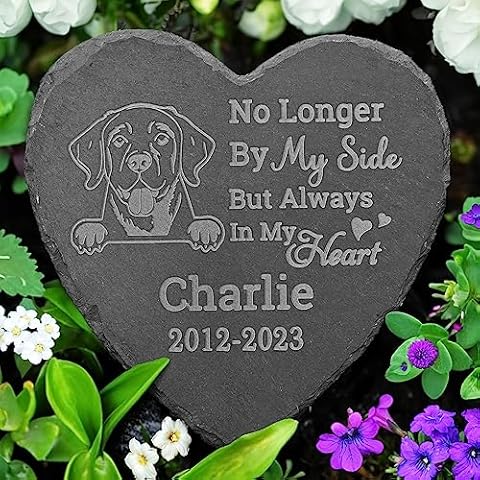 VAPCUFF Labrador Retriever Memorial Stone, Labrador Retriever Memorial Gifts, Gifts for Loss of Labrador Retriever, in Memory of Labrador Retriever, Labrador Retriever Loss Sympathy Gifts Cover