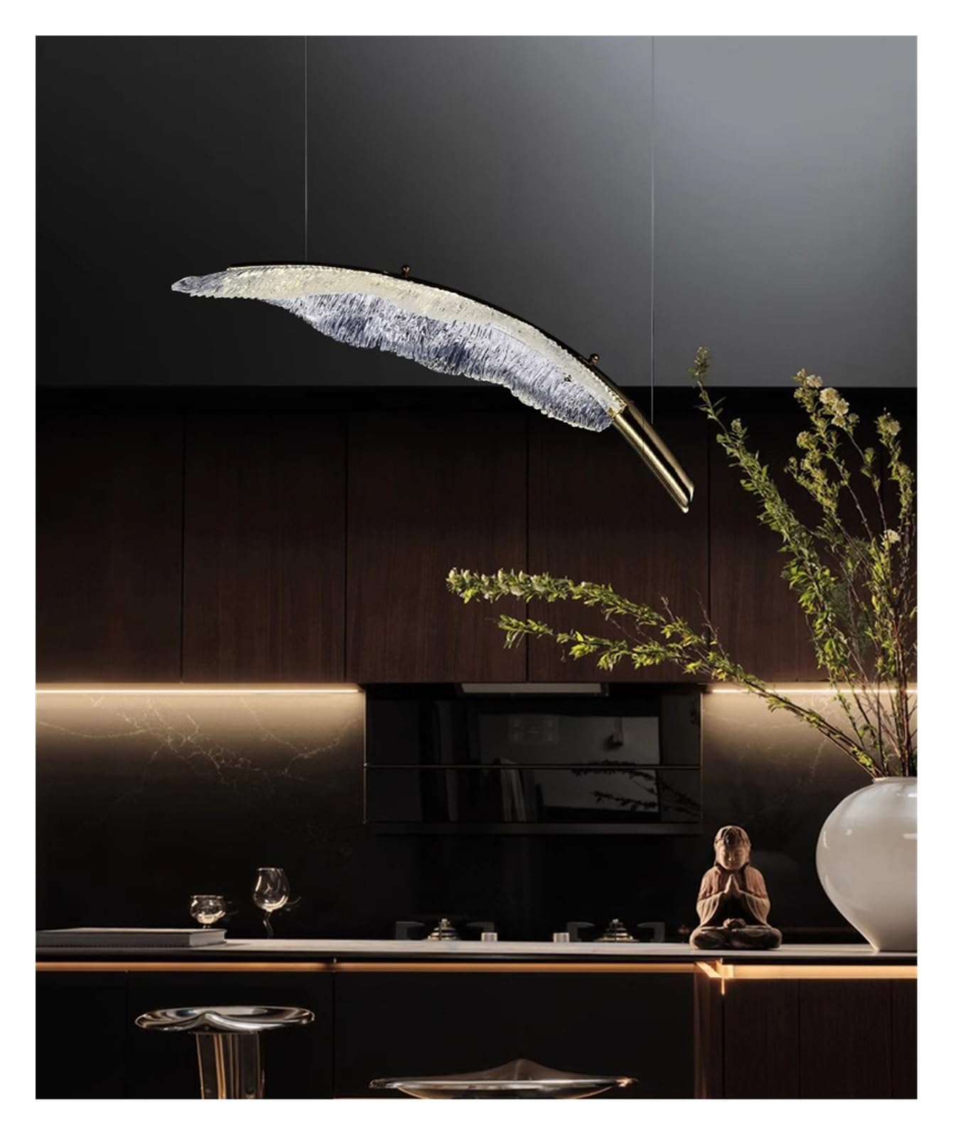 SYAXVOM Chandelier Modern Living Room Chandeliers Indoor Lighting Ceiling lamp Hanging Lights led for The(60cm,Dimmable)