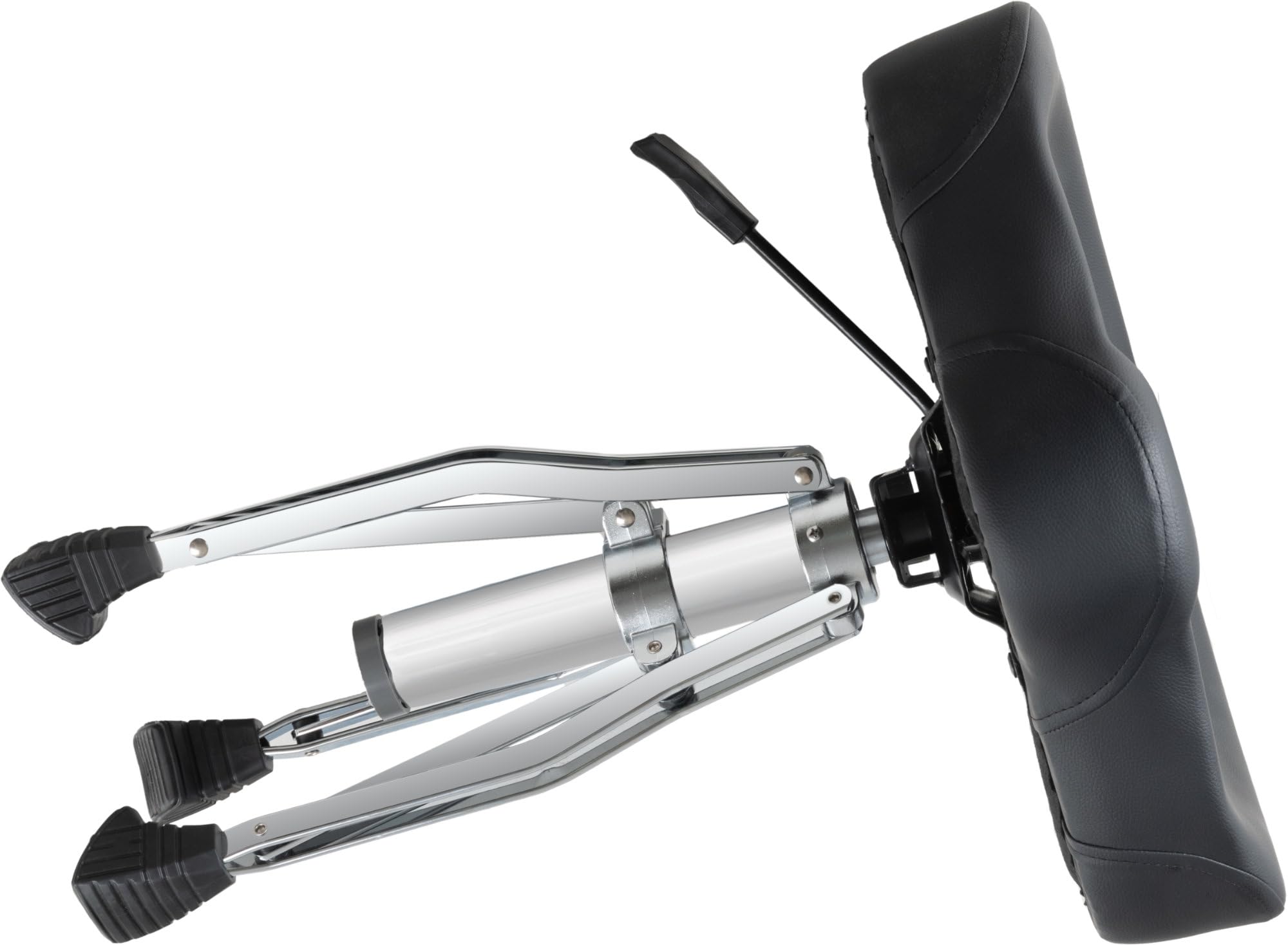 XDrum BeatSeat Tabouret De Batterie - Tabouret Pneumatique - Assise en Forme De Selle - Revêtement en Similicuir Noir - Réglage en Hauteur De 45 À 60 Cm