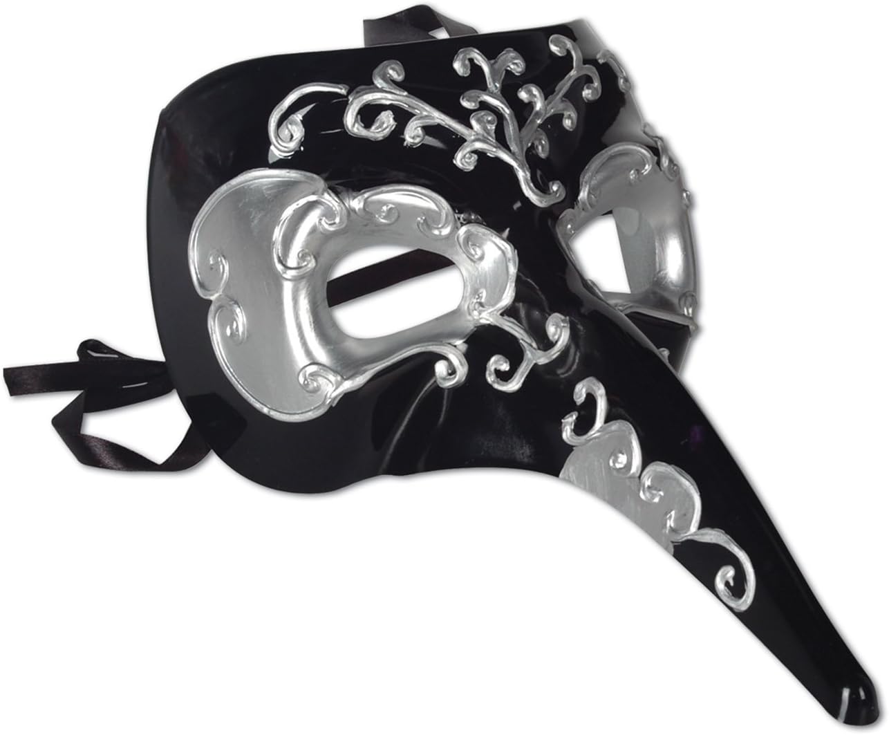 Feathered Mask with Stick