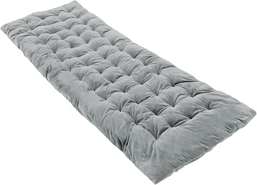 Miniatura 12 de REDCAMP Extra Thick Folding Sleeping Cot Pads, 75"x28"Comfortable Soft Velvet Cotton Camping Cot Mattress Pad for Hiking, Backpacking,Navy Gray