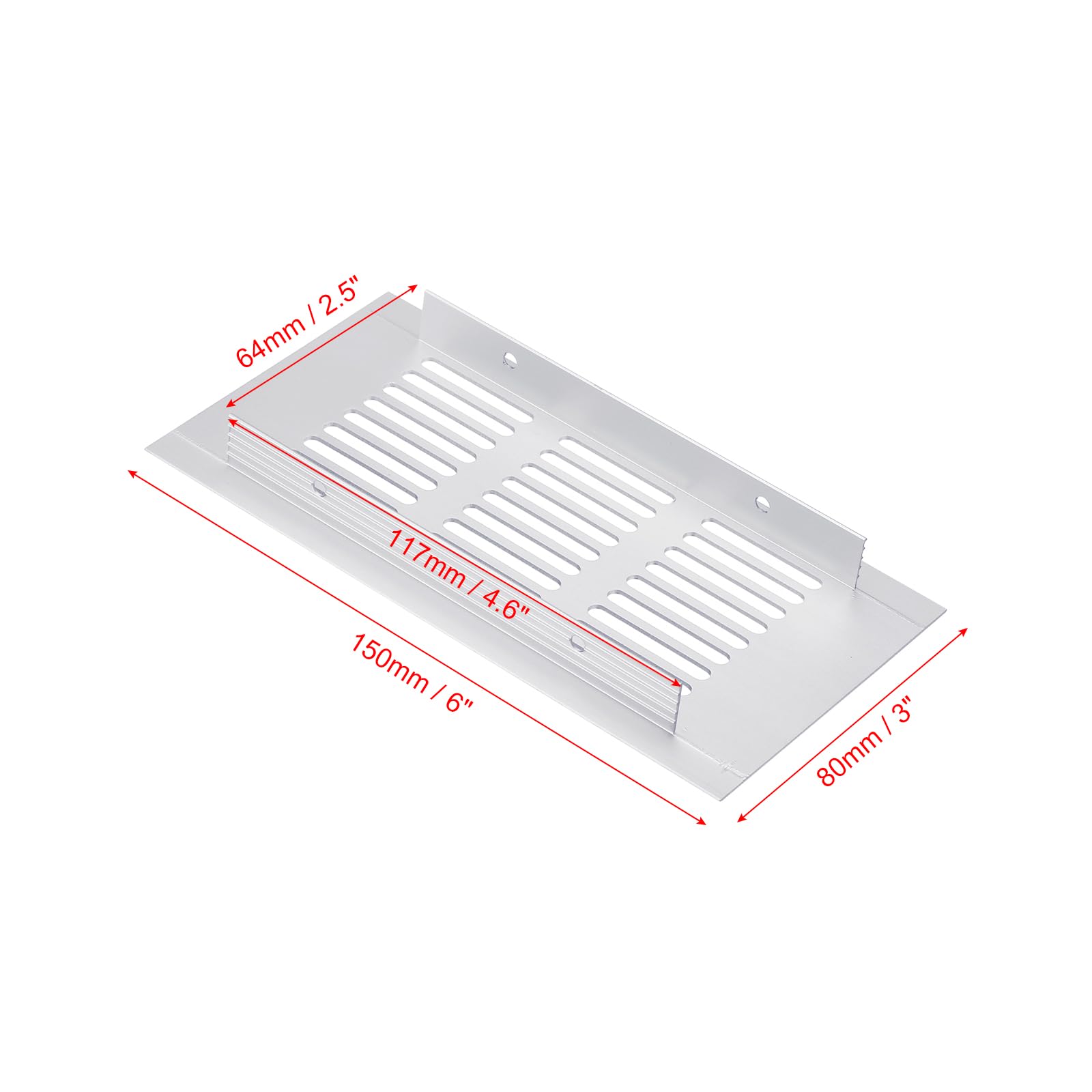 PATIKIL 6 x 3 Inch Door Air Vent Cover - Image 2
