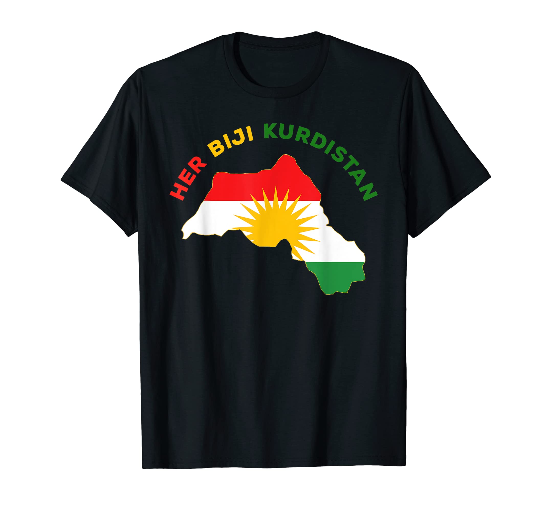 Kurdish - KurdistanHer Biji Kurdistan Women's Black Modern T-Shirt