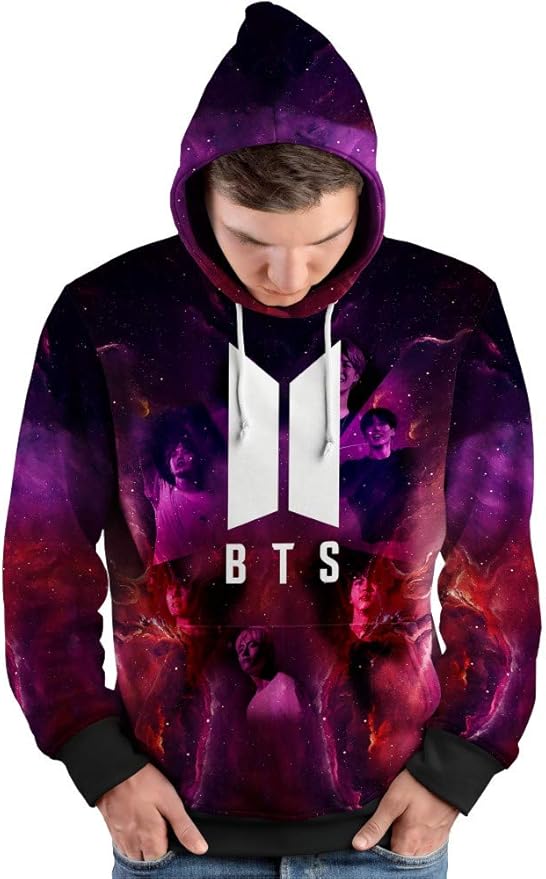 bts galaxy moletom com capuz