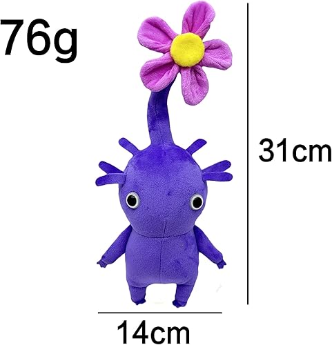 Miniatura 2 de LRRRXA Juguetes de peluche Pikmin púrpura 2023 para fanáticos del juego, lindo muñeco de peluche para niños y niñas