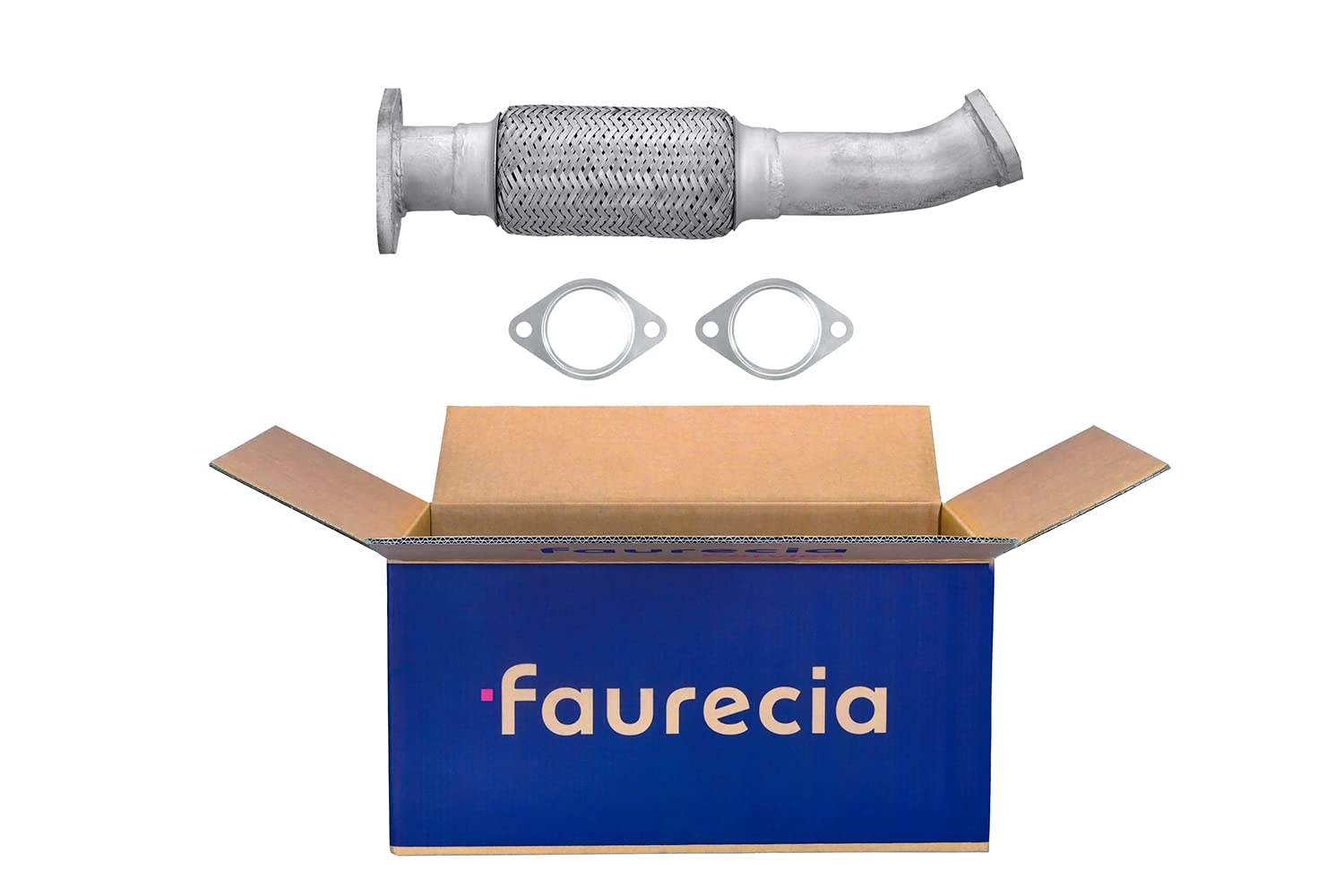 Hella 8LA 366 005-401 Exhaust Pipe - Easy2Fit Kit - Front - One Piece - Set with Attachments