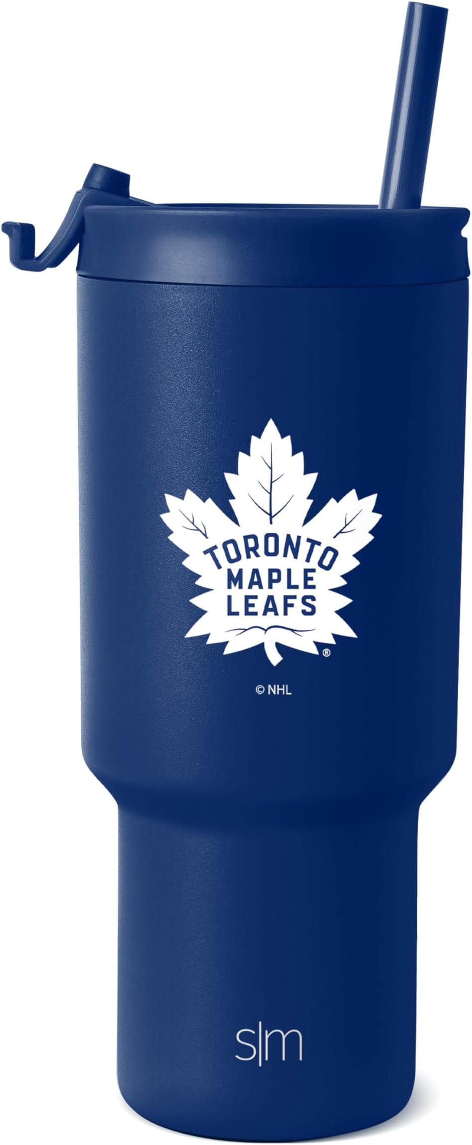 Simple Modern Officially Licensed NHL Toronto Maple Leafs 30 oz Tumbler with Flip Lid and Straws | Hockey Insulated Cup Stainless Steel | Gifts for Men Women | Trek Collection | Toronto Maple Leafs