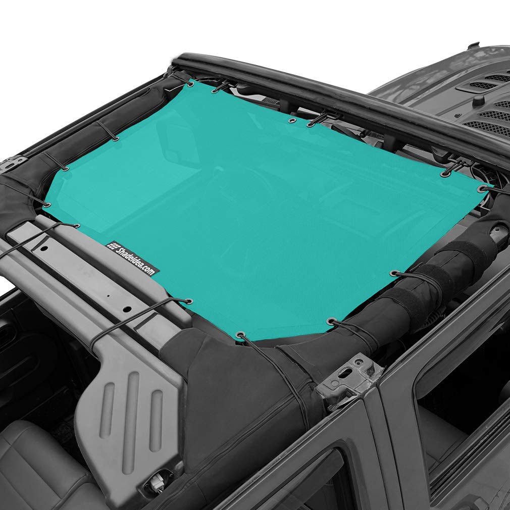 JK Sun Shade Top Compatible with Jeep Wrangler Sunshade Mesh Roof Front