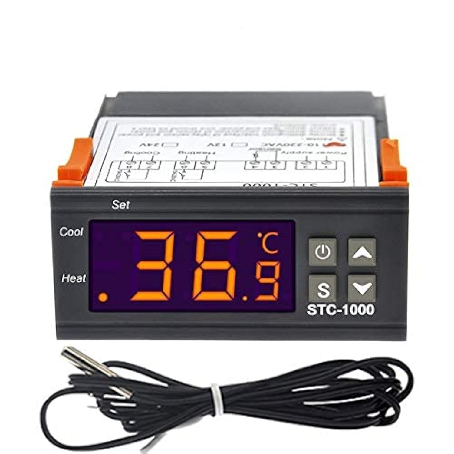 TM&W-Digital STC-1000 220V All-Purpose Temperature Controller Thermostat With Sensor