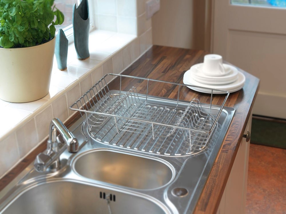 SupaHomeDish Drainer (One Size) (Silver)