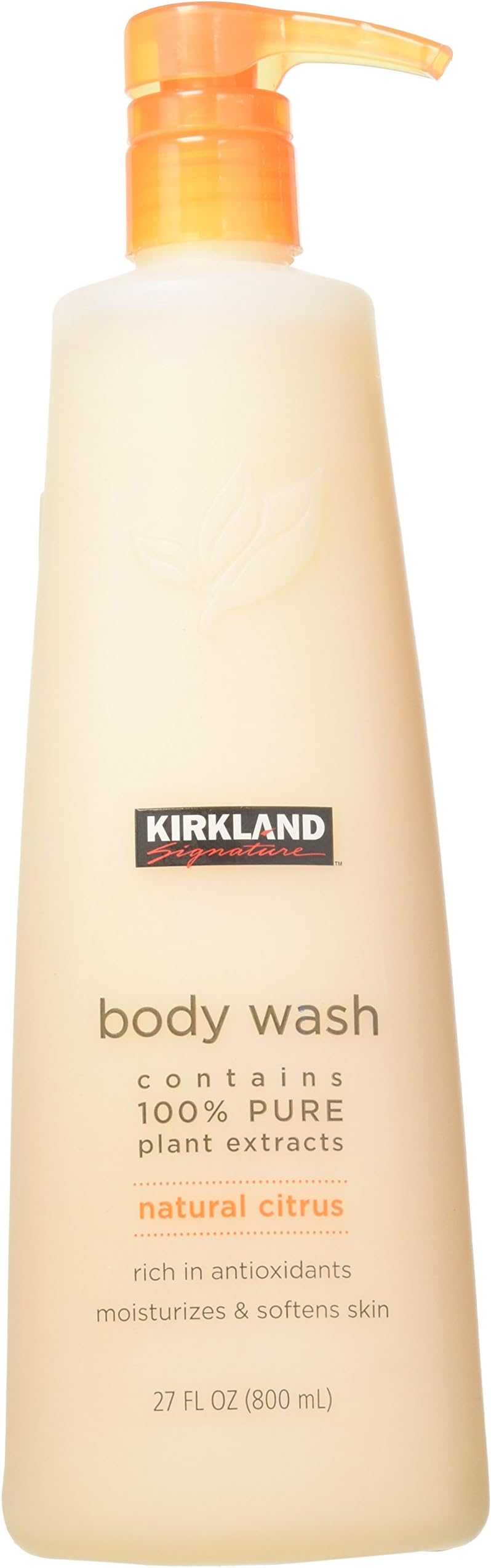 Kirkland Signature Body Wash Natural Citrus Scent 27 Ounce Bottle by Kirkland Signature