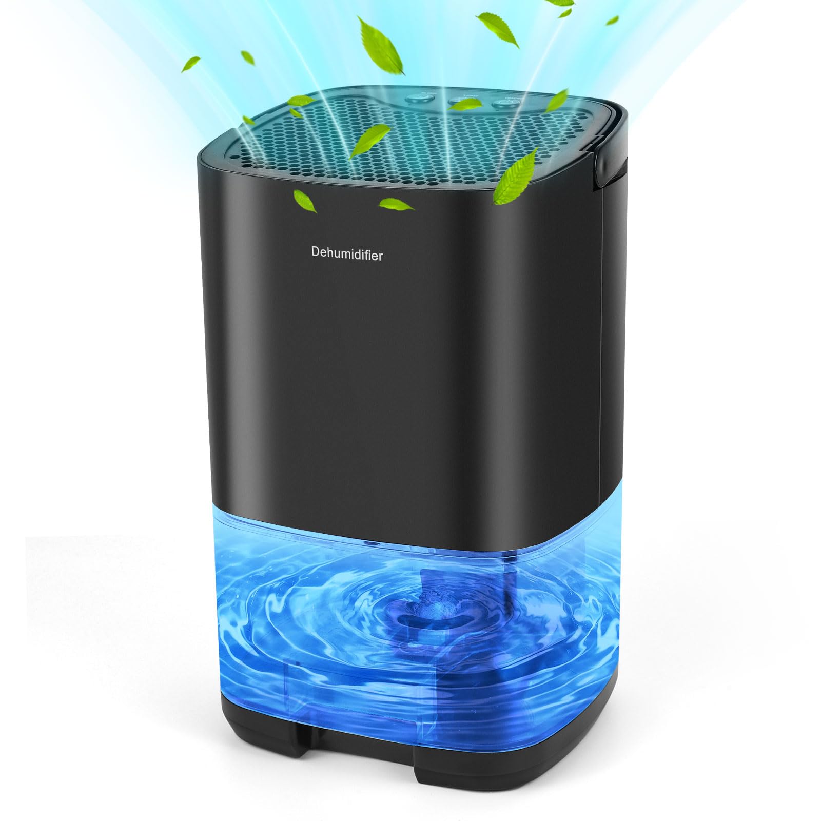 Dreamhigh® 1L Deshumidificador Electrico, Deshumidificador Silencioso, Cobertura hasta 30 m², deshumidificador electrico para Dormitorio, Baño, Armario, Deshumidificador Deshumidificación-350 ml/día
