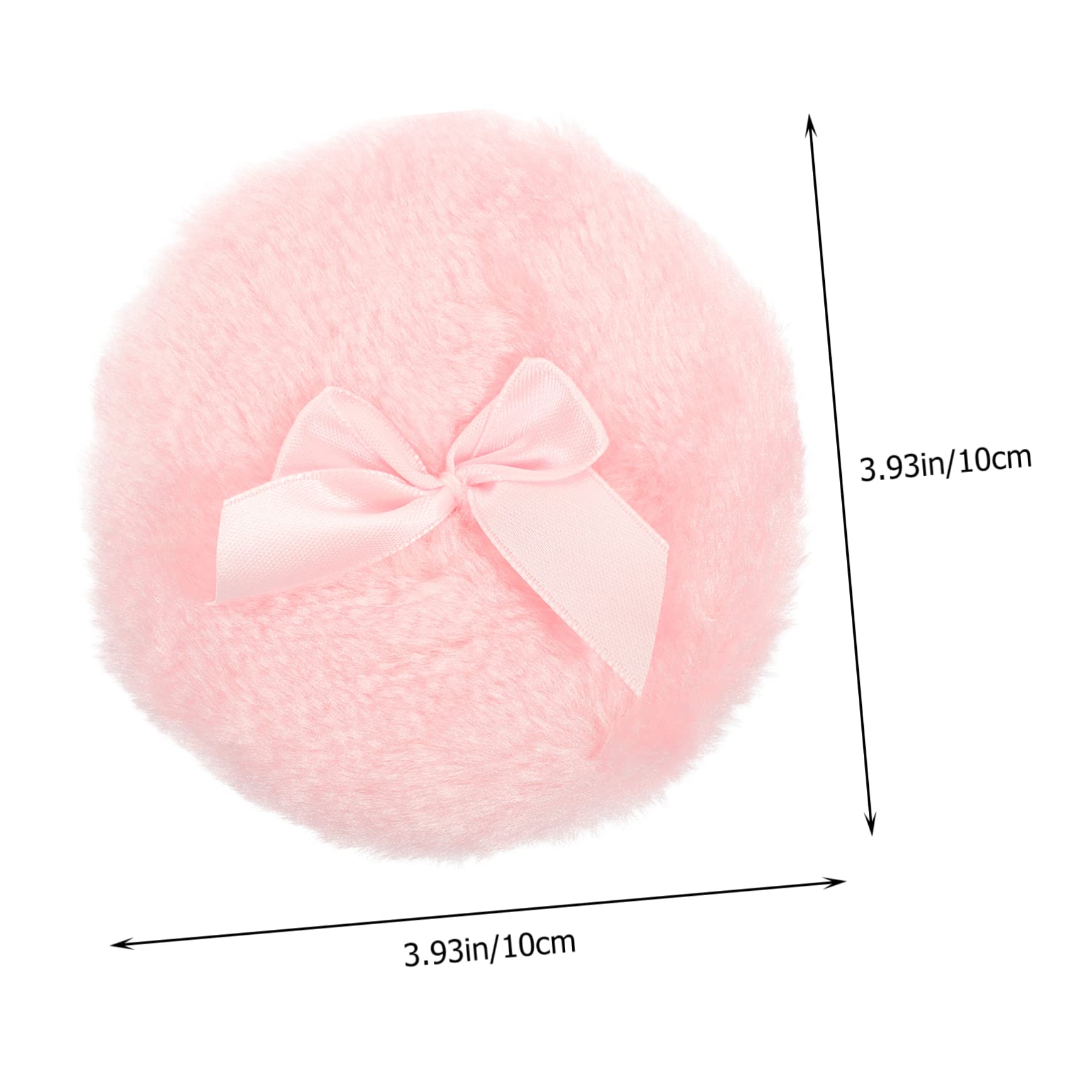 Vaguelly 3Pcs Reusable Body Powder Bow for After Bath Use for Delicate Skin Travel Friendly Compact for Loose Powder Application