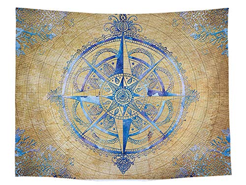 Tapisserie murales Mandala Tenture murale Couvre-lit Salon Décoration Murale pour Chambre Tapisseries décoratives Stickers muraux Affiche 95X73cm Cover