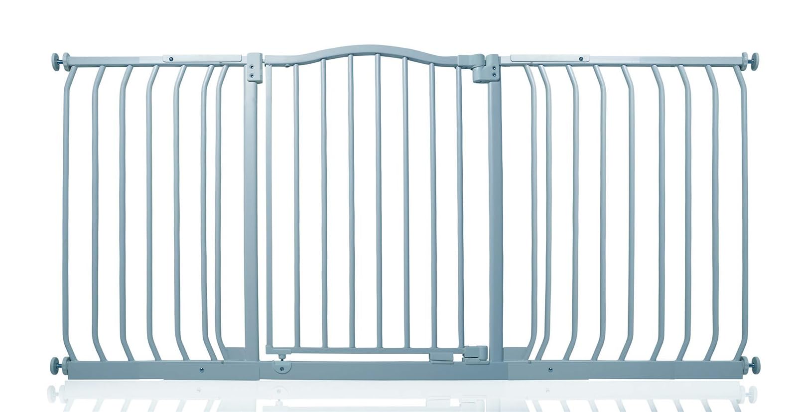 Safetots Curved Top Safety Gate, 71cm - 80cm, Matt White, Pressure Fit Stair Gate, Baby Gate for Doors Hallways and Spaces, Safety Barrier, Easy Installation — view 72
