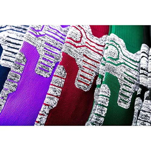 Meias esportivas masculinas, Andoer Meias esportivas masculinas Almofada grossa com nervuras manguit