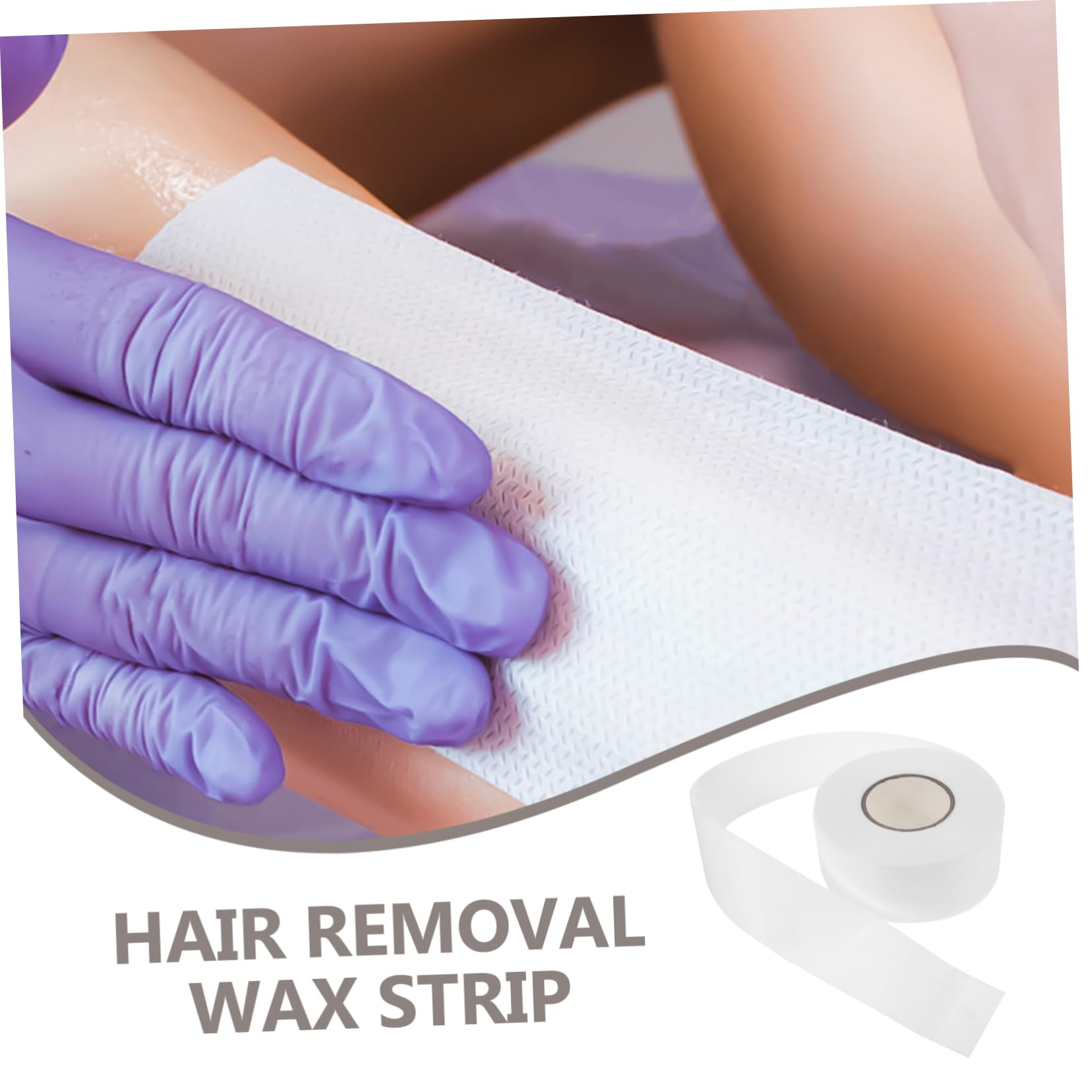 4rollos Tiras De Cera Para Depilación Facial y De Cinta De Cera Para Eliminar Herramienta De Para Manicura y Cuidado Personal
