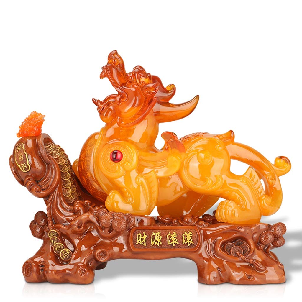 Statue Pi Xiu feng shui pour attirer la richesse au bureau