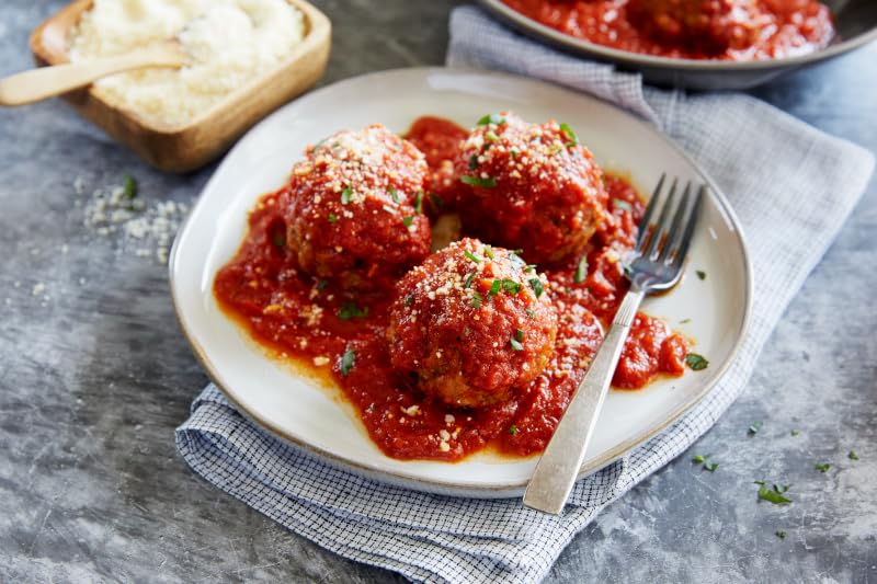Mezzetta Family Recipes Sauce Combo (4 Pack) | Marinara 24.5 oz, Spicy Marinara 25 oz, Tomato Basil 25 oz, Roasted Garlic 25 oz