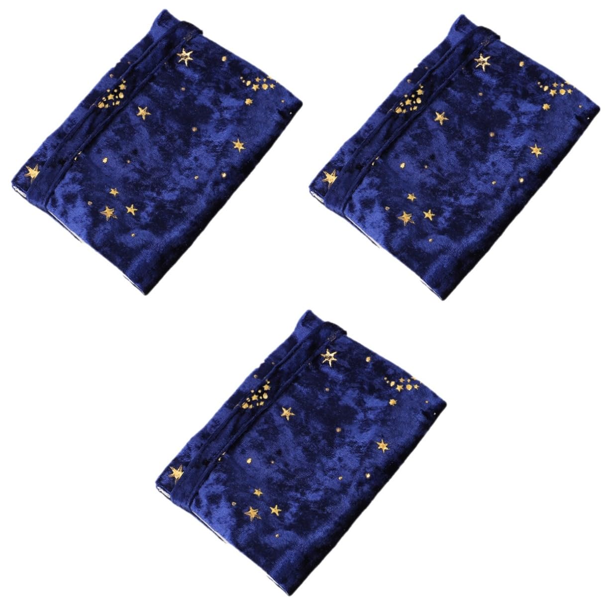 SHINEOFI 3piezas Funda De Libro Reutilizable De Tela Cubierta Protectora Decorativa Para Cuadernos y Libros De Texto Diseño Clásico De Estrellas y Fácil De Usar y Resistente Manchas