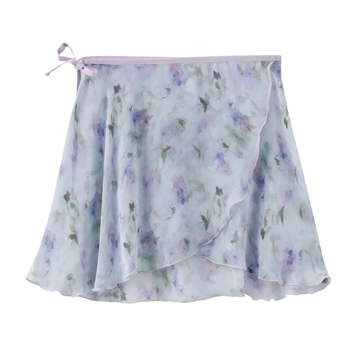 Lanbodance Girls and Women's Ballet Wrap Skirt Chiffon Dance Skirt, F54 Color, L