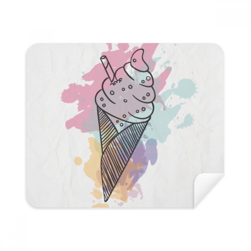 Chiffon écran de téléphone en daim biscuits aquarelle : éliminez la saleté sans rayure - 3