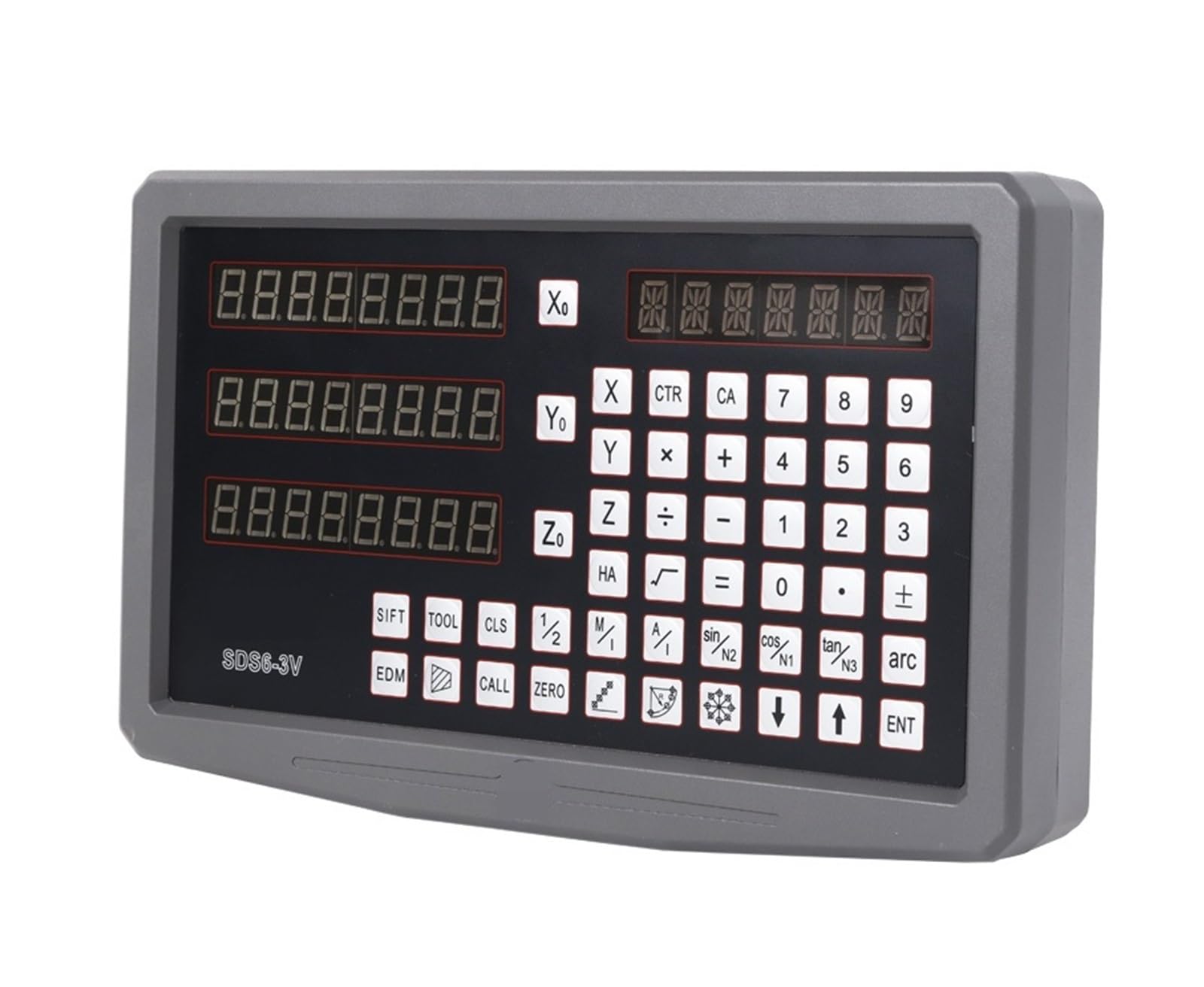 SDS6-3V Digitalanzeige-Set mit Display und 3 Stück KA300 Linearwaagen, linealen, optischen Linien, 120 mm bis 1020 mm Praktisch für Lesen(170)