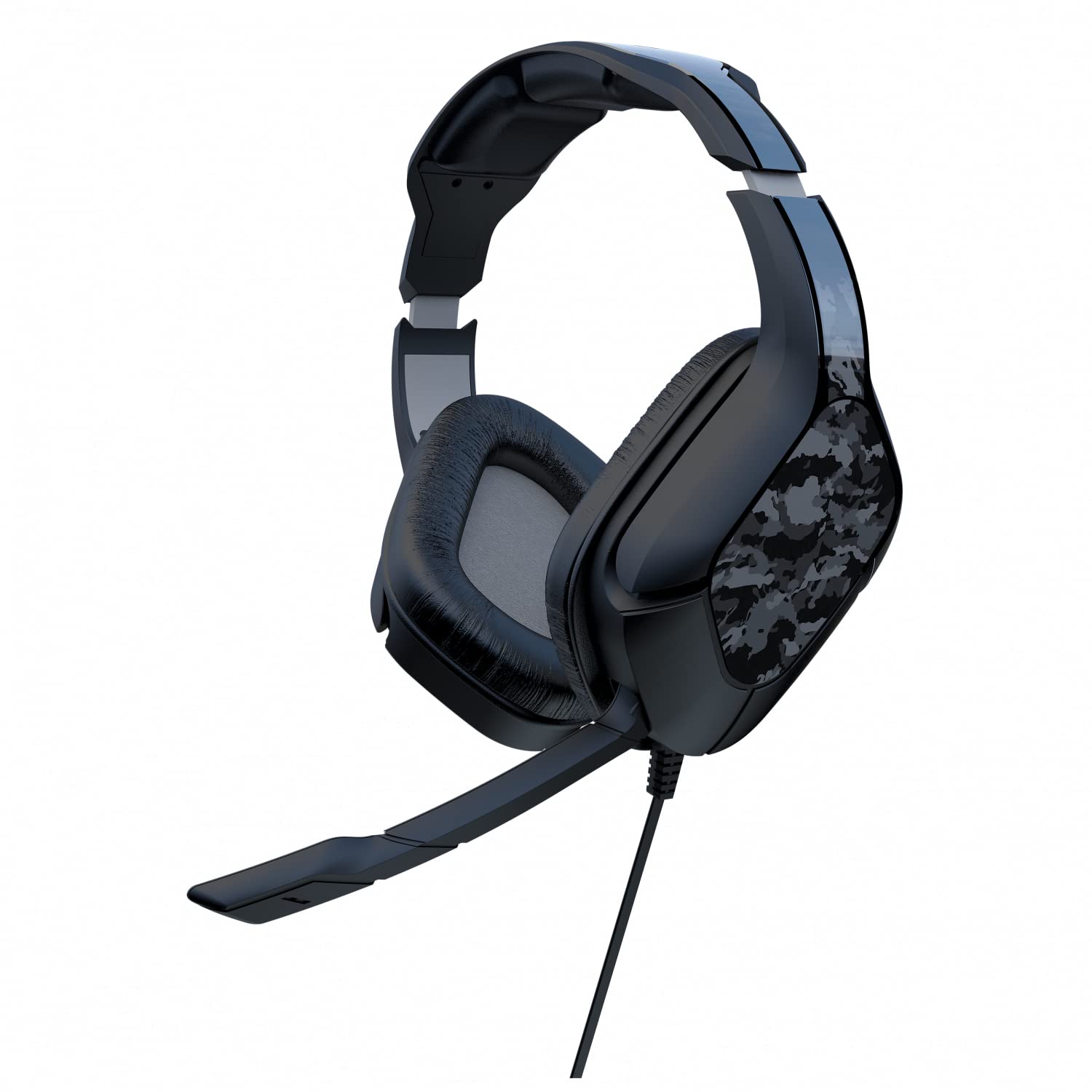 GIOTECK HC-2 Wired Stereo Headset Uni Camo doté d'un arceau ajustable léger - 2