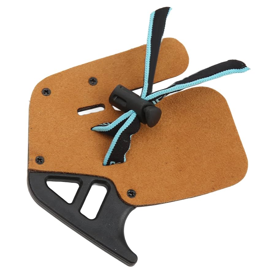 Protège-doigts Réglable En Cuir Pour Arc Recourbé - Ruiqas (3 Tailles, 3 Couleurs)