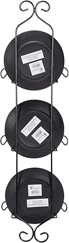 Miniatura 4 de Dicksons Love Never Fails - Juego de 3 mini placas de pared de cerámica y colgador de metal de 18 x 5 pulgadas