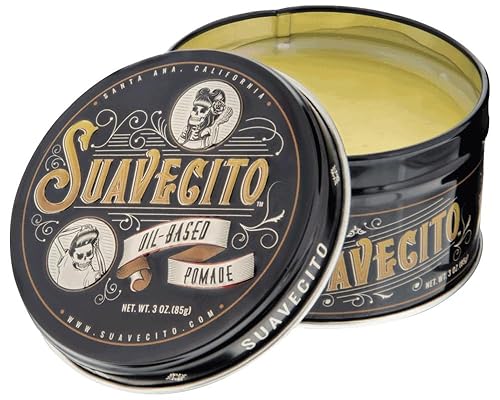 Miniatura 4 de Suavecito Pomada a base de aceite lata de 3 onzas  Aroma original peinado de larga duración, alto brillo saludable, para todo tipo de cabello  Suave