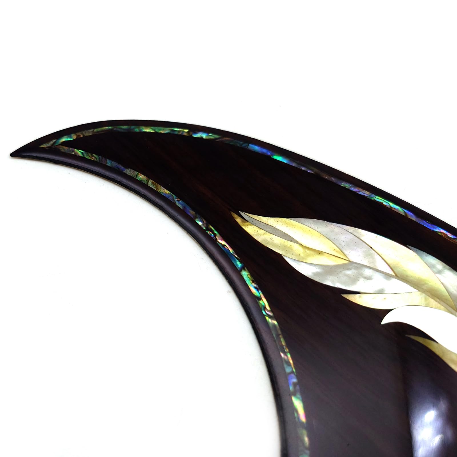 Guitar Pick Guard, Battipenna in abalone in palissandro autoadesivo for Chitarre acustiche folk D-45 Taylor(27)