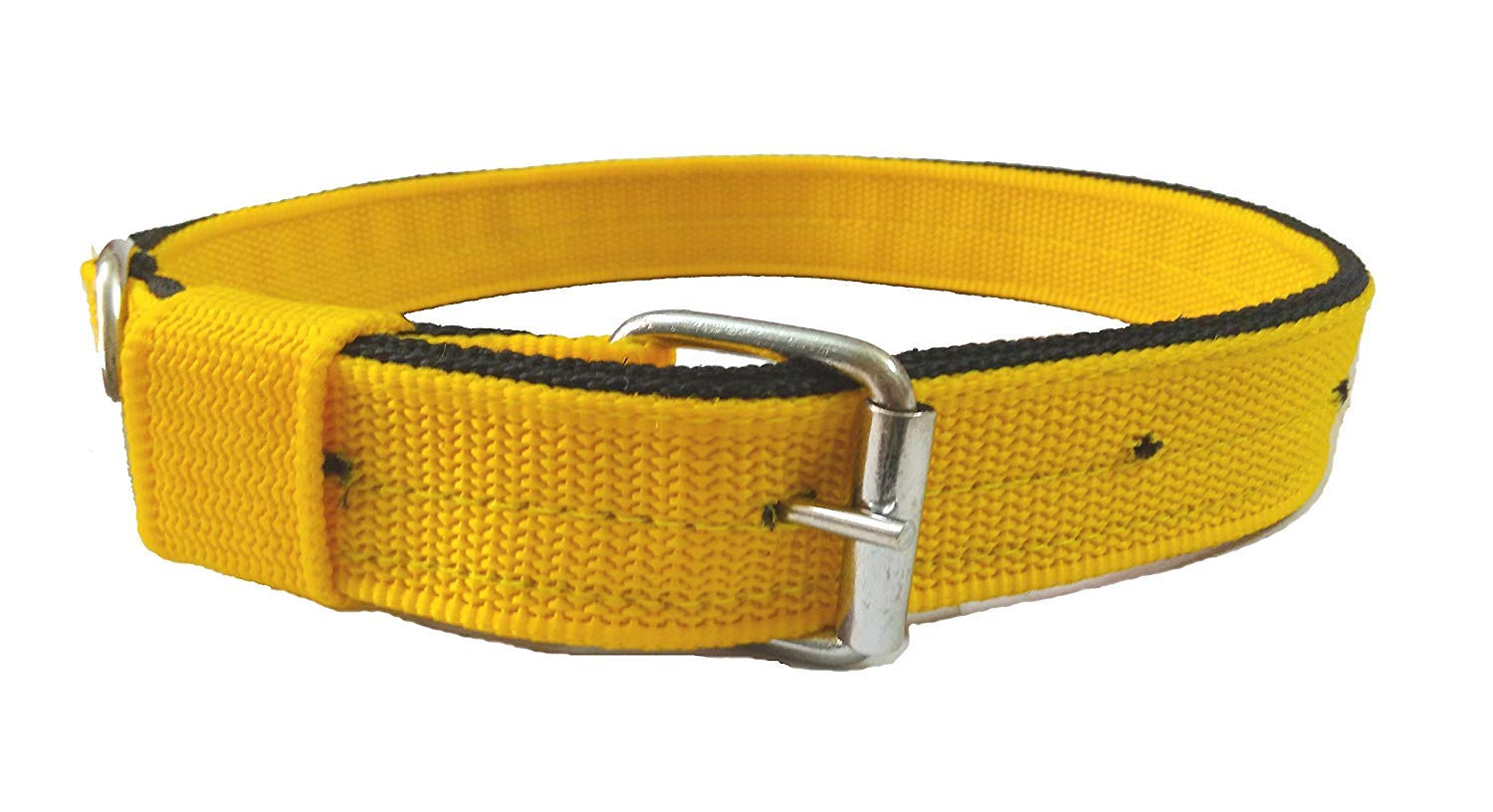 PSK Durable Dog Collar Belt (4 Ply) (Yellow & Black), Large (B07QRSD5TM) Amazon Price History, Amazon Price Tracker