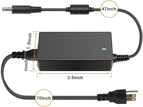 Miniatura 2 de Cargador adaptador de CA de 65 W y 45 W compatible con Dell Inspiron 15-3000 15-5000 15-7000 11-3000 13-5000 13-7000 17-5000 17-7000 17-3000 3558