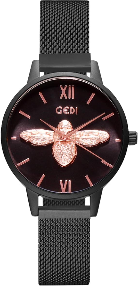 Amazon Rorios 腕時計 レディース腕時計 可愛い おしゃれ 蜂型文字盤 人気 アナログ ファッション クォーツ 時計 磁性バンド腕時計 ステンレス鋼 メッシュベルト通勤 デート ウォッチ ブルーa レディース腕時計 腕時計 通販